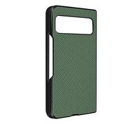 Cover per Google Pixel Fold effetto carbonio design 2 parti verde