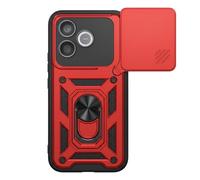Cover per Honor 600 Lite con Copri Fotocamera Scorrevole e Anello Magnetico