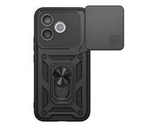 Cover per Honor 600 Lite con Copri Fotocamera Scorrevole e Anello Magnetico