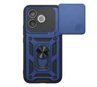 Cover per Honor 600 Lite con Copri Fotocamera Scorrevole e Anello Magnetico