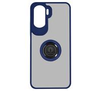 Cover per Honor 90 Lite anello metallico supporto bordo blu