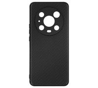 Cover per Honor Magic4 Pro Effetto Carbonio Retro Rigido Bordo Morbido Nera