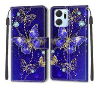 Cover per Honor X7A / Honor Play 7T Custodia, Flip Caso Premium PU Pelle Portafoglio con [Funzione Stand] & [Slot per Schede] Cover compatibile Honor X7A / Honor Play 7T