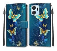 Cover per Honor X7A / Honor Play 7T Custodia, Flip Caso Premium PU Pelle Portafoglio con [Funzione Stand] & [Slot per Schede] Cover compatibile Honor X7A / Honor Play 7T
