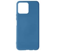 Cover per Honor X8 4G in Silicone Semi-rigido Soft-touch azzurra