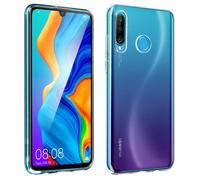 Cover Huawei P30 Lite / Honor 20S Silicone Morbida / Vetro Temperato 9H Nero