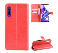 Cover per Huawei Y9s ,Cover per Huawei P Smart Pro 2019 ,Custodia per Huawei Y9s 2019 STK-L21 STK-L22 STK-LX3 / Honor 9X Pro HLK-AL10 HLK-L41 HLK-L42 Custodia Portafoglio in pelle Flip Case Red