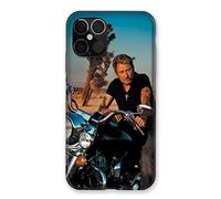 Cover per iPhone 12/12 Pro Johnny Hallyday Moto