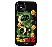 Cover per iPhone 12-12 Pro Negro con un diseño de Dragon Ball Z Shenron y Bolas