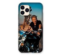 Cover per iPhone 12 Mini, motivo: Johnny Hallyday Moto