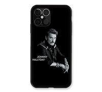 Cover per iPhone 12 Pro Max Johnny Hallyday, nero