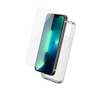 Cover per iPhone 13 Pro in TPU e protezione dello schermo in vetro temperato