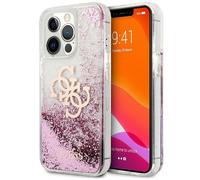 Cover per iPhone 13 Pro Max Guess Big Liquid Glitter Rosa