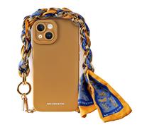 Cover per iPhone 14 con catenella da polso e foulard