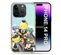 Cover per Iphone 14 Pro (6.1) Manga Assassination Classroom Kuro Trio