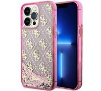 Cover per iPhone 14 Pro Guess Liquid Glitter 4G rosa