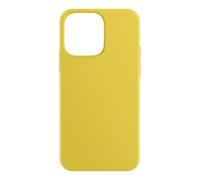 Cover per iPhone 14 Pro ibrida semirigida sottile leggera Moxie gialla