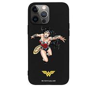 Cover per Iphone 14 Pro Max Negro con un diseño de JL Wonder Woman Vuelo