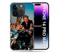 Cover per Iphone 14 Pro Plus (6.7) Musica Johnny Hallyday Moto