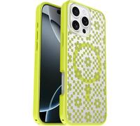 Cover per iPhone 16 Pro Max OtterBox Symmetry Seires Clear MagSafe, resistente a shock e cadute fino; sottile, testata 3x norme MIL-STD 810G, Trasparente/Giallo