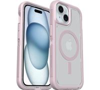 Cover per iPhone 16e, 15, 14, 13 OtterBox Defender Series XT Clear MagSafe, resistente a shock e cadute, cover ultra robusta, testata 7x vs le norme anti caduta MIL-STD 810G, Trasparente/Viola