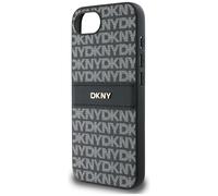 Cover per iPhone 16e DKNY - cover testurizzata, nera