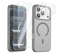 Cover per iPhone 17 Pro con 2 Vetri Temperati e 2 Pellicole Fotocamera