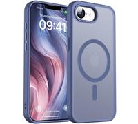 Cover per iPhone 17e / iPhone 16e Compatibile con MagSafe, Back Case per Smartphone in PC Silicone TPU, Protezione Fotocamera Integrata, Custodia Antiurto Traslucida Opaca, Grigio Lavanda