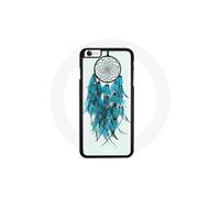 Cover per iPhone 7 Plus Sogno catturato blu bello sonno dolcezza tenerezza cuore protezione indiano piuma p