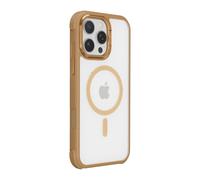 Cover per iPhone antishock colorata MagSafe resistente TPU PC CV51 Marrone