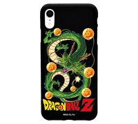 Cover per iPhone XR Negro con un diseño de Dragon Ball Z Shenron y Bolas