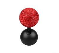 Cover per joystick con diamante incastonato per un'esperienza di avvio dell'auto distintiva (rosso)