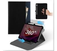 Cover Per Lenovo Tab P12 12.7 Pollici 2023 Tablet, Custodia Pelle Rotante 360°Supporto con Supporto Matita& Tasca, Libro Antiurto Protettiva Auto Svegliati/Sonno Tablet Tab P12 2023 Case Nero Blu