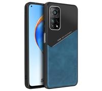 Cover per Mi 10T/10T Pro Dorso Simipelle Compatibile Supporto magnetico Blu