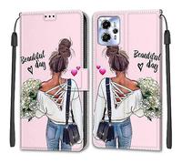 Cover per Motorola Moto G13 / G23 / G53, Flip Caso in PU Pelle Premium Portafoglio Custodia [Kickstand] [Slot per Schede] [Chiusura Magnetica] Telefono Case con Motorola Moto G13 / G23 / G53