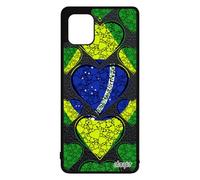 Cover per Note 10 lite silicone bandiera bresil bresilien jo coppa del mondo calcio a buon mercato Copa america foot metal per Samsung Galaxy