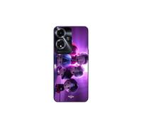 Cover per Oppo A59 5G - MANIACASE - BTS Kpop - Morbida - Viola - Stile personale