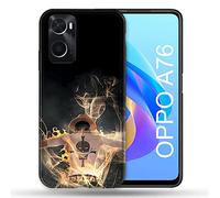 Cover per Oppo A76 Manga One Piece Ace, colore: Nero