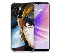 Cover per Oppo A77 5G Manga Naruto Bianco