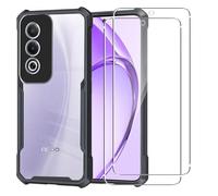 Cover per OPPO A80 5G + [2 Pezzi] Vetro Temperato, Weideworld Ultra Sottile Antiurto Custodia Protettiva Case