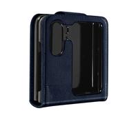 Cover per Oppo Find N2 Flip con linguetta magnetica Chesterfield blu