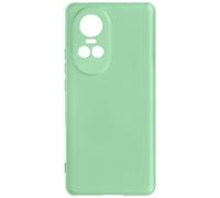 Cover per Oppo Reno 10 e 10 Pro semirigida soft-touch con cinturino verde