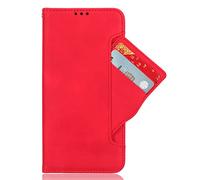 Cover per Oukitel C1 Pro,Cuoio del telefono Flip in pelle PU con slot per carte mobili.Progettazione del supporto,protezione da caduta-Red