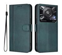 Cover per Oukitel C60 Custodia Caso in PU Pelle Portafoglio Custodia con Slot Carte Protettiva Magnetico Cover per Oukitel C60, Verde