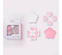 Cover per pad D divertenti e funzionali, compatibili con Nintendo Switch 2 Migliora la tua configurazione di gioco oggi (stella, rosa, bianco)