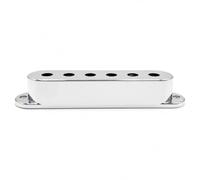 Cover per Pickup con Sei Fori, Argento, 52 Mm | Struttura in Plastica Leggera, Copertura per Pickup Single Coil, Finitura brillante, Copripickup, Riparazione, Chitarristi