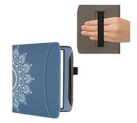 kwmobile Flip Cover Protettiva compatibile con Pocketbook Era/Era Color - copertina Antigraffio per eReader con Portacarte e Fascia Prensile in Pelle PU