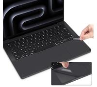 Cover per poggiapolsi con protezione TrackPad compatibile con MacBook Pro 2023 14 pollici M3 Pro Max chip A2992 A2918, MacBook Pro 14 adesivi protettivi per poggiapolsi - Space Black