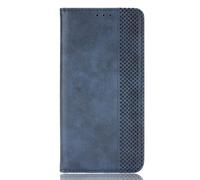 Cover per Redmi K80 Pro 5G Case Cover,Cuscio retro magnetico del telefono,Progetto del portafoglio con copertura del caso Flip in pelle -Blue