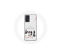 Cover per Samsung Galaxy A32 5G - MANIACASE - BLACKPINK Born Pink - Morbida - Nera - Sintetica